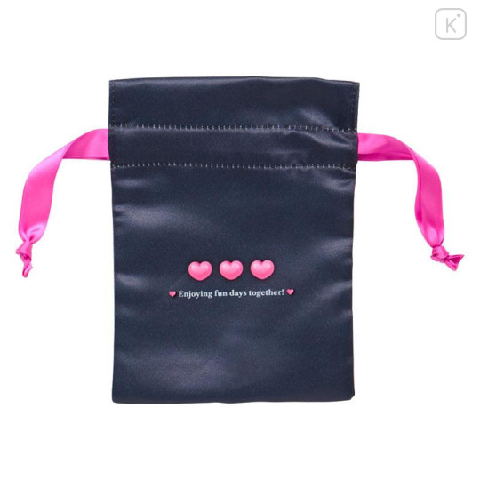 Japan Sanrio Original Drawstring Pouch Set - Hello Kitty : Monotone Animal - 6