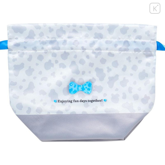 Japan Sanrio Original Drawstring Pouch Set - Cinnamoroll : Monotone Animal - 4