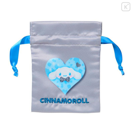 Japan Sanrio Original Drawstring Pouch Set - Cinnamoroll : Monotone Animal - 5