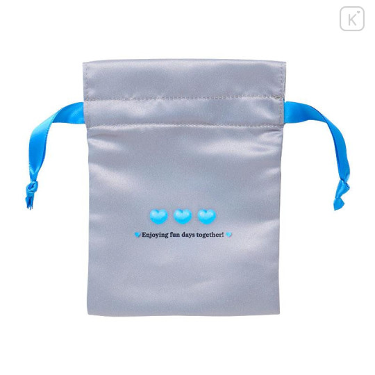 Japan Sanrio Original Drawstring Pouch Set - Cinnamoroll : Monotone Animal - 6