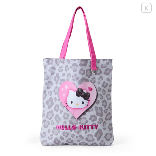 Japan Sanrio Original Tote Bag - Hello Kitty : Monotone Animal - 1