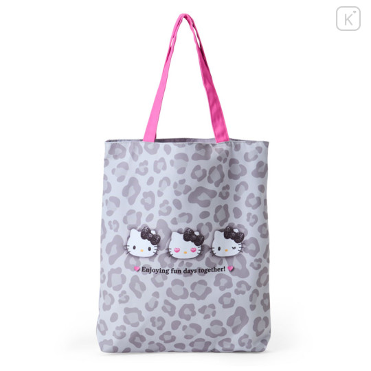 Japan Sanrio Original Tote Bag - Hello Kitty : Monotone Animal - 2