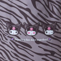 Japan Sanrio Original Tote Bag - Kuromi : Monotone Animal - 5