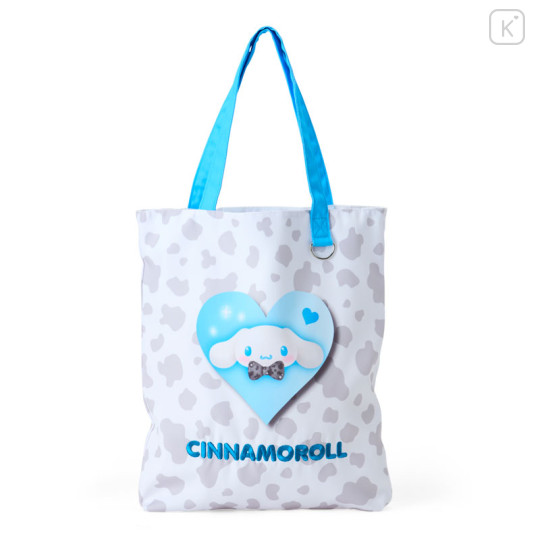 Japan Sanrio Original Tote Bag - Cinnamoroll : Monotone Animal - 1