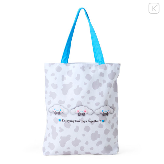 Japan Sanrio Original Tote Bag - Cinnamoroll : Monotone Animal - 2