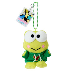 Japan Sanrio Original Mascot Holder - Keroppi : Hapidanbui Boys Happy Birthday 5th Anniversary! All Together