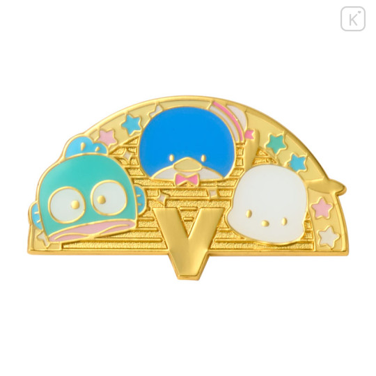 Japan Sanrio Original Secret Pin Badge - Hapidanbui Boys Happy Birthday 5th Anniversary! All Together Blind Box - 2