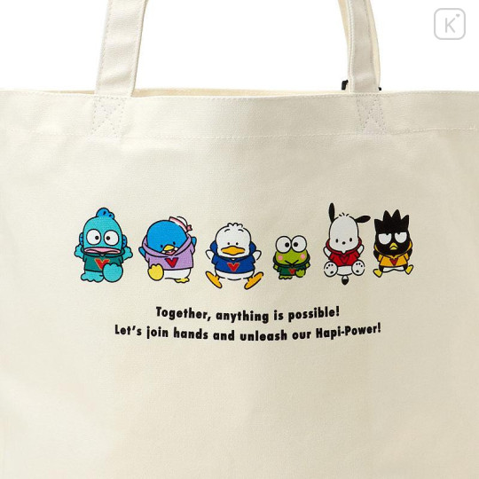 Japan Sanrio Original Tote Bag - Cinnamoroll : Hapidanbui Boys Happy Birthday 5th Anniversary! All Together - 5