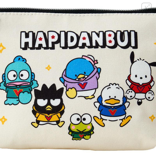Japan Sanrio Original Pouch - Hapidanbui Boys Happy Birthday 5th Anniversary! All Together - 4