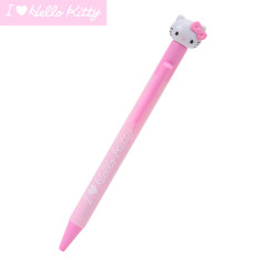 Japan Sanrio Original Mascot Ballpoint Pen - Hello Kitty : I Love Hello Kitty Pink
