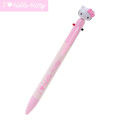 Japan Sanrio Original Mascot 3 Color Multi Ballpoint Pen - Hello Kitty : I Love Hello Kitty - 1