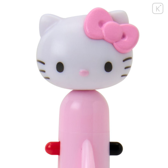 Japan Sanrio Original Mascot 3 Color Multi Ballpoint Pen - Hello Kitty : I Love Hello Kitty - 2