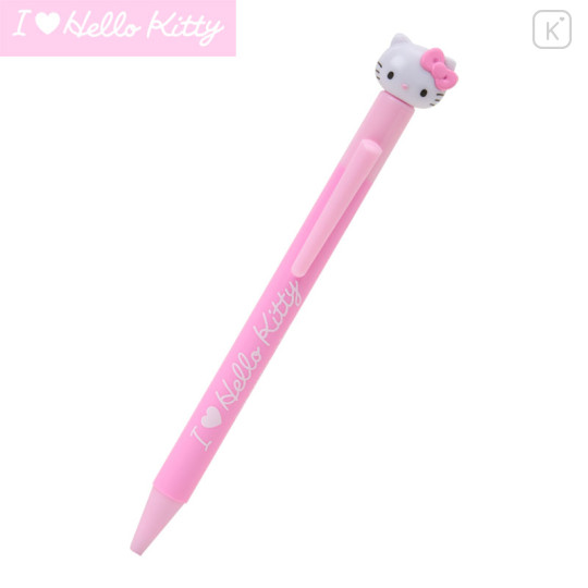 Japan Sanrio Original Mascot Mechanical Pencil - Hello Kitty : I Love Hello Kitty - 1