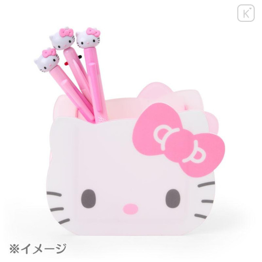 Japan Sanrio Acrylic Pen Stand - Hello Kitty : I Love Hello Kitty - 4