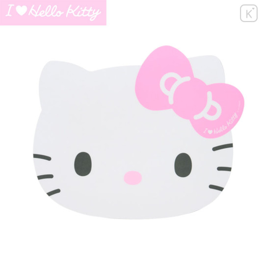 Japan Sanrio Original Die Cut Mouse Pad - Hello Kitty : I Love Hello Kitty - 1