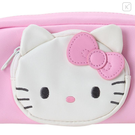 Japan Sanrio Original Pen Pouch Pencil Case - Hello Kitty : I Love Hello Kitty - 4
