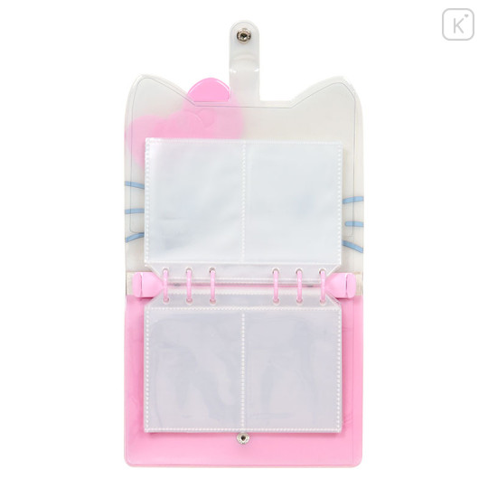 Japan Sanrio Original 6 Hole Binder - Hello Kitty : I Love Hello Kitty Glitter - 3