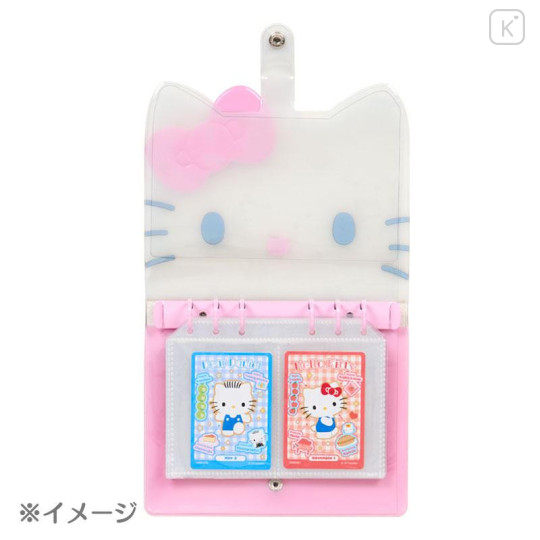 Japan Sanrio Original 6 Hole Binder - Hello Kitty : I Love Hello Kitty Glitter - 4