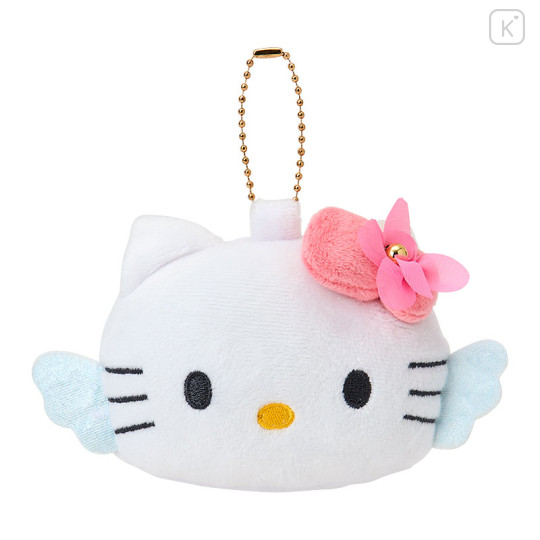 Japan Sanrio Plush Mirror - Hello Kitty : Fantasy Angel Pink - 1
