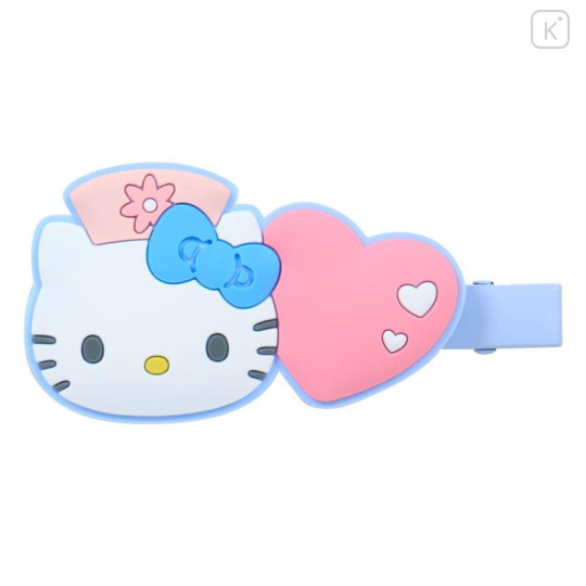 Japan Sanrio Rubber Hair Clip Set - Hello Kitty : Fantasy Angel Blue - 4