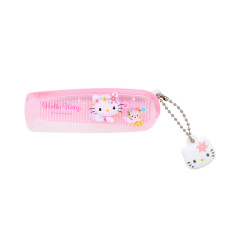 Japan Sanrio Folding Comb - Hello Kitty : Fantasy Angel Pink