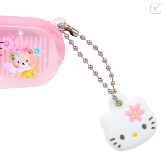 Japan Sanrio Folding Comb - Hello Kitty : Fantasy Angel Pink - 4