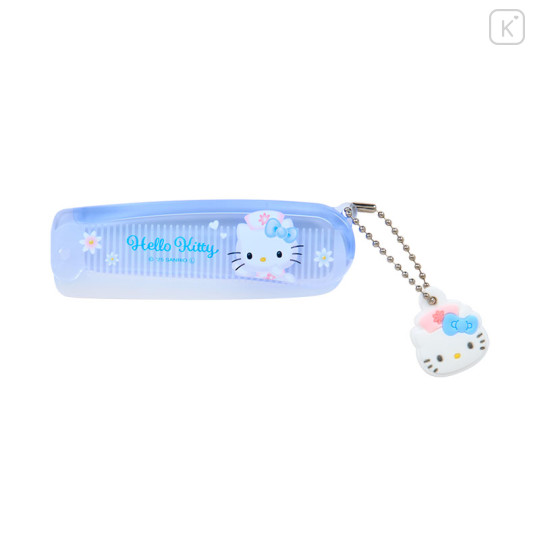 Japan Sanrio Folding Comb - Hello Kitty : Fantasy Angel Blue - 1
