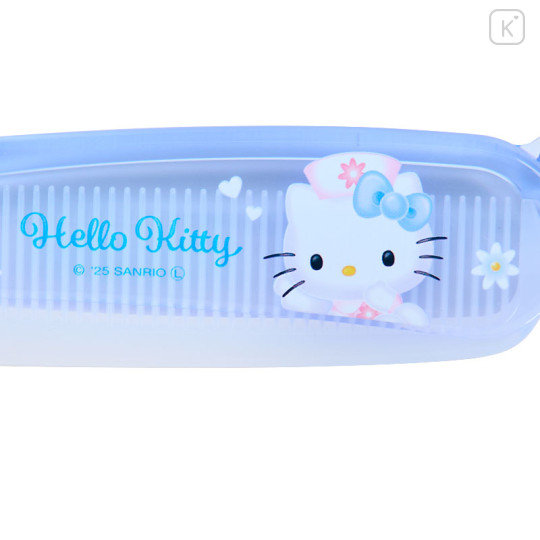Japan Sanrio Folding Comb - Hello Kitty : Fantasy Angel Blue - 3