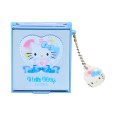 Japan Sanrio Folding Mirror - Hello Kitty : Fantasy Angel Blue