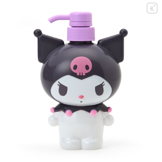 Japan Sanrio Original Mascot Pump Bottle - Kuromi - 1