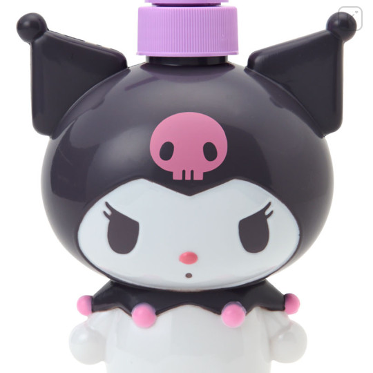 Japan Sanrio Original Mascot Pump Bottle - Kuromi - 3