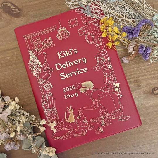 Japan Ghibli B6 Weekly Schedule Book - Kiki's Delivery Service : Red 2026 - 1
