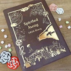 Japan Ghibli B6 Weekly Schedule Book - Spirited Away : Brown 2026