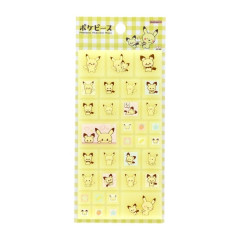 Japan Pokemon Tile Sticker - Pichu & Pikachu : Pokepeace