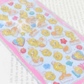 Japan Looney Tunes Petit Drop Seal 3D Sticker - Tweety : Pink - 2