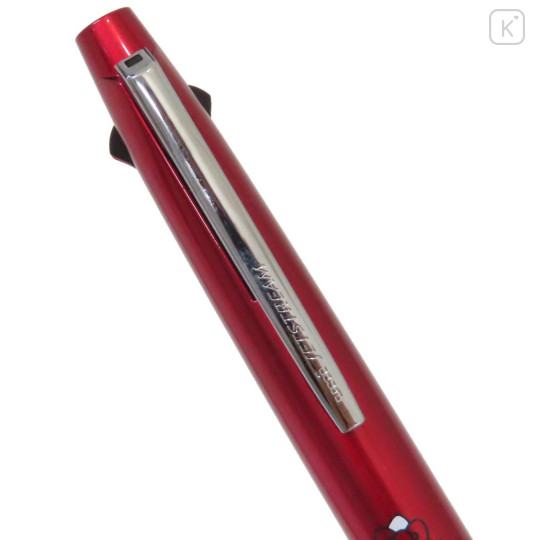 Japan Sanrio Jetstream 2&1 Multi Ballpoint Pen + Mechanical Pencil - Hello Kitty : Metallic Red - 2
