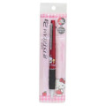 Japan Sanrio Jetstream 2&1 Multi Ballpoint Pen + Mechanical Pencil - Hello Kitty : Metallic Red - 5