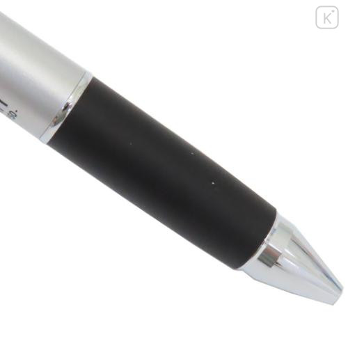 Japan Peanuts Jetstream 4&1 Multi Ballpoint Pen + Mechanical Pencil - Snoopy : Joe Cool Metallic Silver - 4