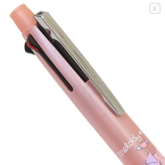 Japan Sanrio Jetstream 4&1 Multi Ballpoint Pen + Mechanical Pencil - Kuromi & My Melody : Wink - 2