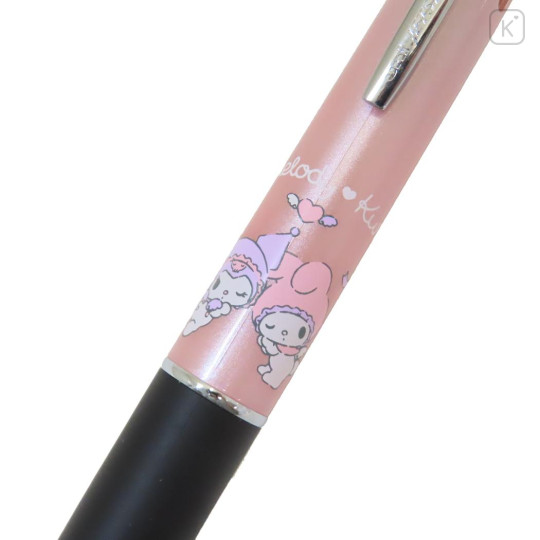 Japan Sanrio Jetstream 4&1 Multi Ballpoint Pen + Mechanical Pencil - Kuromi & My Melody : Wink - 3