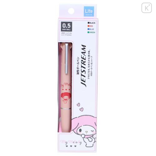 Japan Sanrio Jetstream Lite Touch Ink 4&1 Multi Ballpoint Pen + Mechanical Pencil - My Melody : Wink - 4