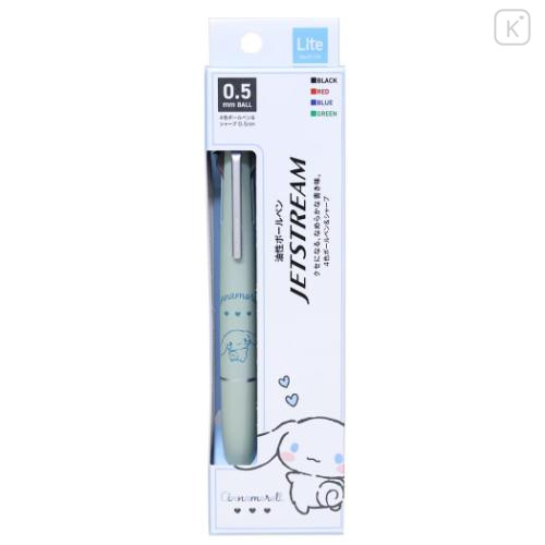 Japan Sanrio Jetstream Lite Touch Ink 4&1 Multi Ballpoint Pen + Mechanical Pencil - Cinnamoroll : Love - 4