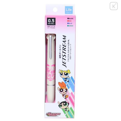Japan The Powerpuff Girls Jetstream Lite Touch Ink 4&1 Multi Ballpoint Pen + Mechanical Pencil - Love - 4