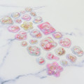 Japan Sanrio Water Puffy Sticker - Hello Kitty & Tiny Chum : Dessert Glitter - 2