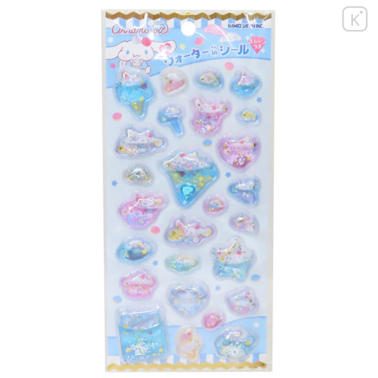 Japan Sanrio Water Puffy Sticker - Cinnamoroll : Dessert Glitter - 1