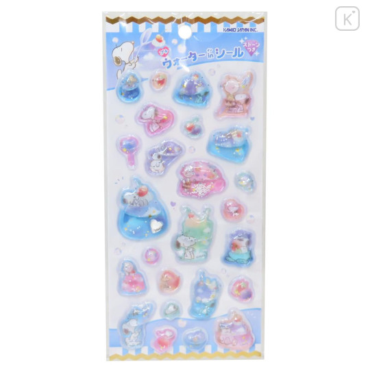 Japan Peanuts Water Puffy Sticker - Snoopy : Dessert Glitter - 1