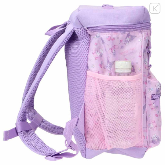 Japan Sanrio Kids Backpack Rucksack 9L - Kuromi & My Melody : Dreamy Purple Pink - 3