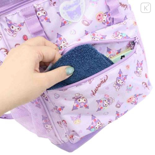 Japan Sanrio Kids Backpack Rucksack 9L - Kuromi : Dreamy Purple - 4