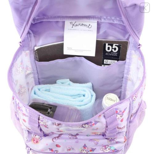 Japan Sanrio Kids Backpack Rucksack 9L - Kuromi : Dreamy Purple - 6
