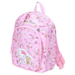 Japan Sanrio Kids Backpack Rucksack 8L - Hello Kitty & Tiny Chum : Dessert Pink